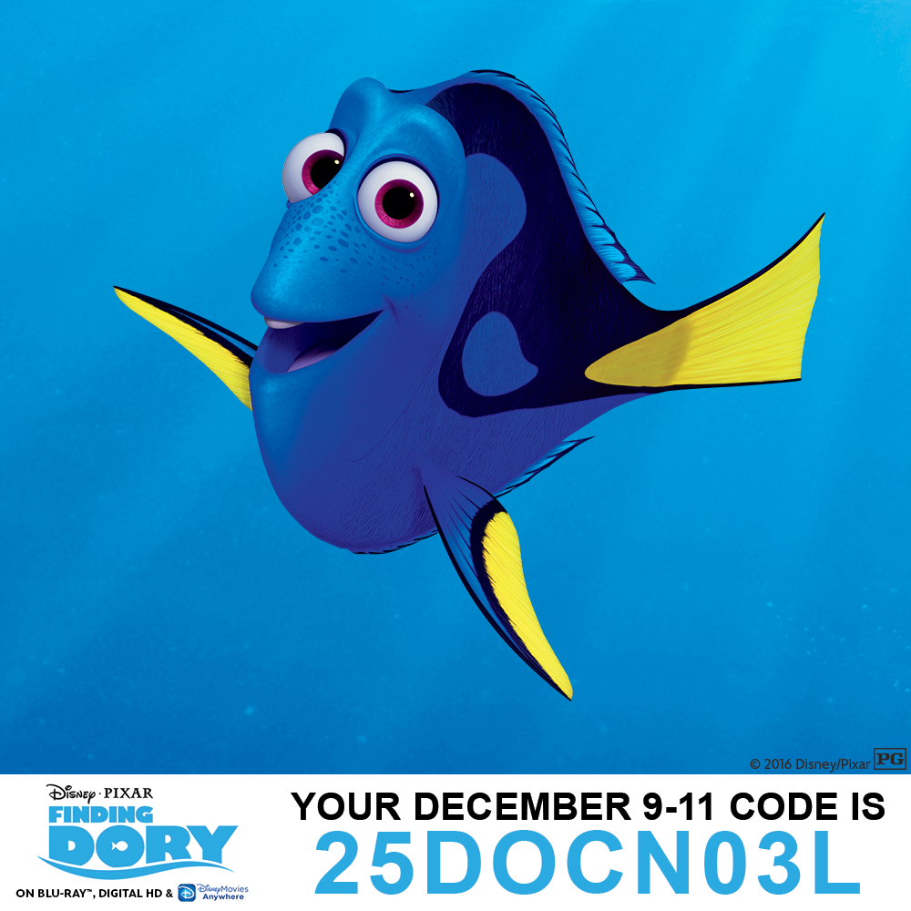 25 Days of Christmas - 12/9: Find Out Your Disney Movie Rewards Magic Code For The Weekend! - 1001