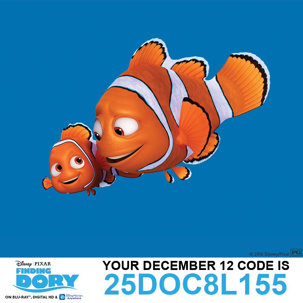 25 Days of Christmas - 12/12: Find Out Your Disney Movie Rewards Magic Code For The Day! - 1001