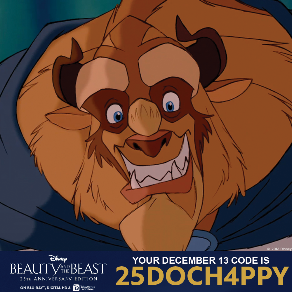 25 Days of Christmas - 12/13: Find Out Your Disney Movie Rewards Magic Code For The Day! - 1001