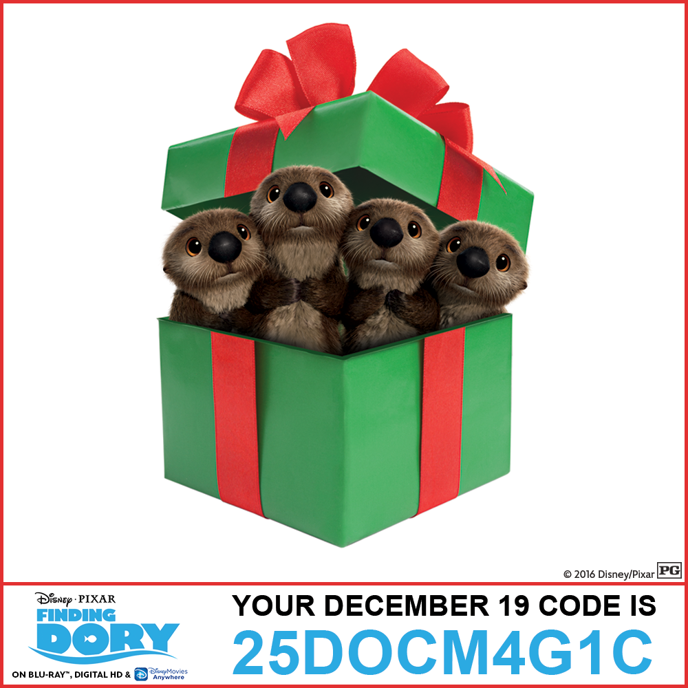 25 Days of Christmas - 12/19: Find Out Your Disney Movie Rewards Magic Code For The Day! - 1001