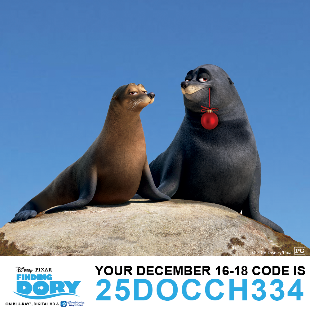 25 Days of Christmas - 12/16: Find Out Your Disney Movie Rewards Magic Code For The Weekend! - 1001