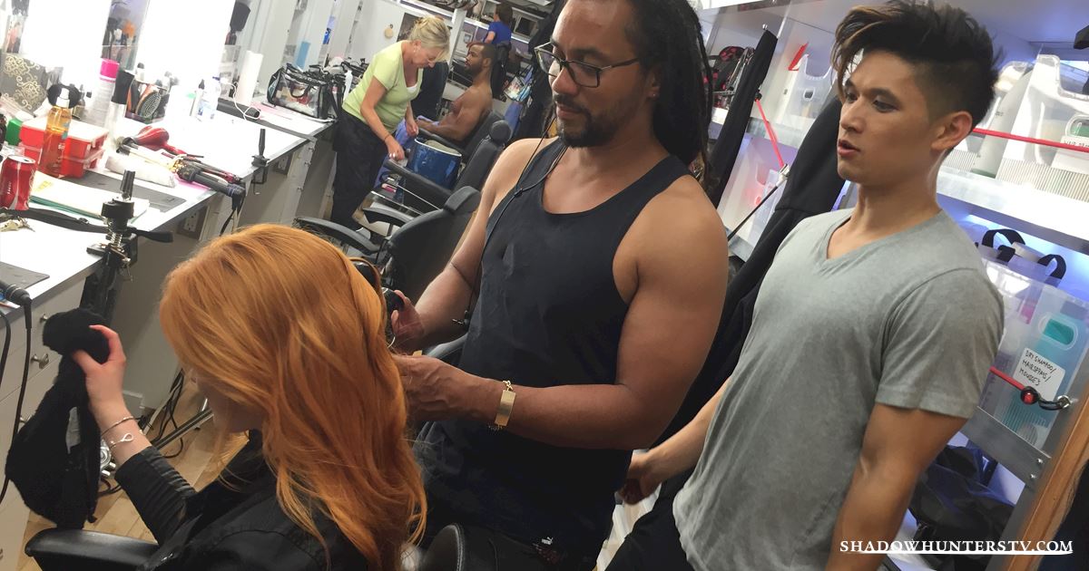 Exclusive Photos Magnus Warlock And Hair Stylist